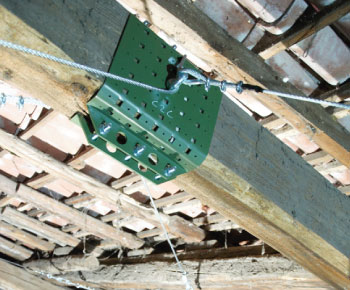 fissaggio trave legno
