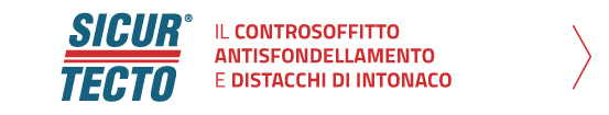 Controsoffitto antisfondellamento SICURTECTO