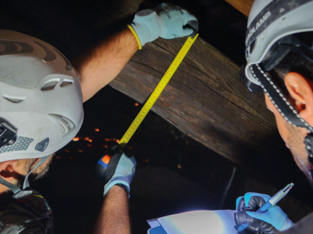 Ispezione capriate lignee